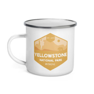 Yellowstone Enamel Mug