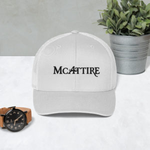 McAttire White Trucker Cap